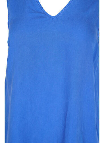 Spencerkjole med V-hals, Dazzling Blue, Packshot image number 2
