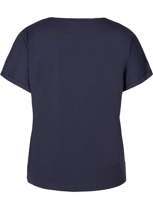 T-skjorte med v-hals, Night Sky, Packshot image number 1