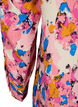Lang mønstrete skjorte i viskose, Rosebloom GraphicAOP, Packshot image number 3