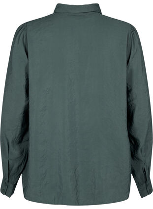 Langermet skjorte i Tencel ™ Modal, Dark Forest, Packshot image number 1