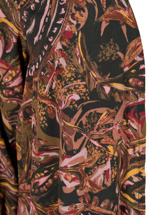 Lang mønstrete kimono i viskose, Paisley AOP, Packshot image number 2