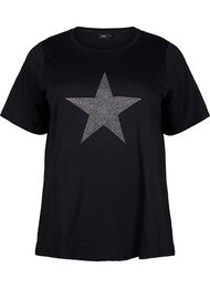 T-skjorter med nagler i økologisk bomull, Black Star 
