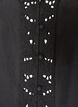 Skjortebluse med broderie anglaise, Svart, Packshot image number 2
