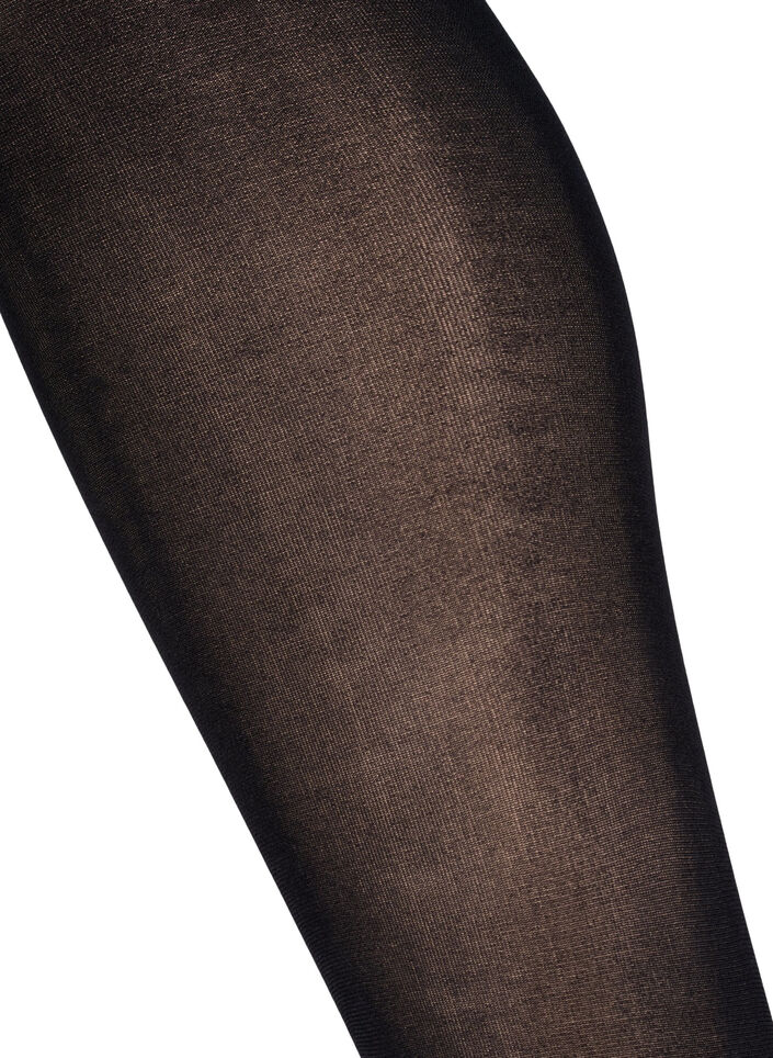 Str&oslash;mpebukser 60 denier med push-up og shape-effekt, Svart, Packshot image number 2