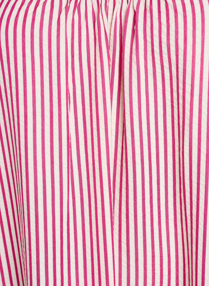 Sommerkjole med striper og A-form, Raspberry w. Stripe, Packshot