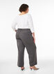 Dressbukse med h&oslash;y midje og straight fit, Gr&aring;, Model image number 1