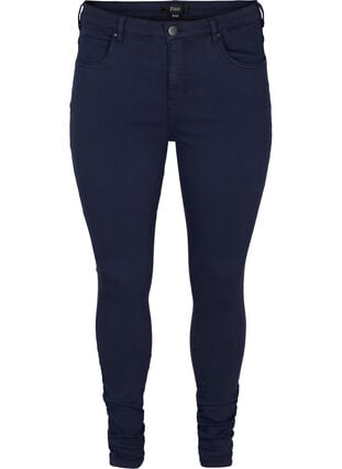 Super slim Amy jeans med høyt liv, Night Sky, Packshot image number 0