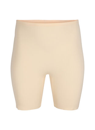 Zizzi Light shapewear shorts med høyt liv, Beige, Packshot image number 0