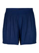 Shorts i viskose med h&oslash;y midje, Medieval Blue, Packshot image number 0