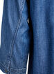 Løs denimskjorte med 3/4-ermer, Blå, Packshot image number 3