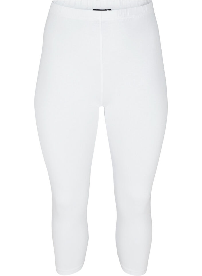 3/4-basisleggings, Bright White, Packshot image number 0