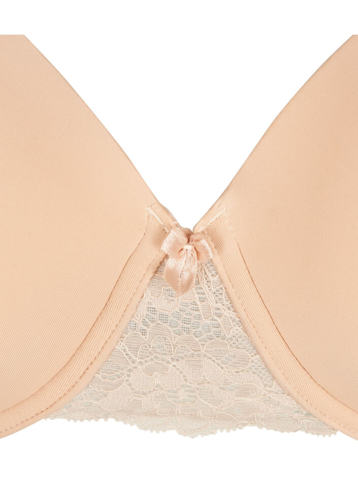 Formstøpt BH med netting, Beige, Packshot image number 2