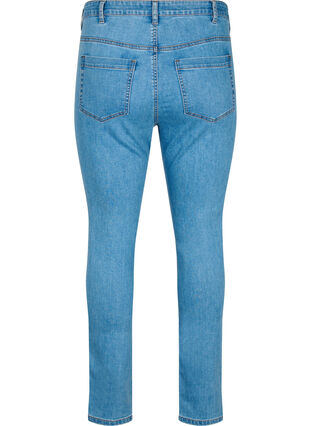 Amy jeans med høy midje og supersmal passform, Light Blue, Packshot image number 1