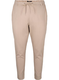 Cropped Maddison bukser, Silver Mink