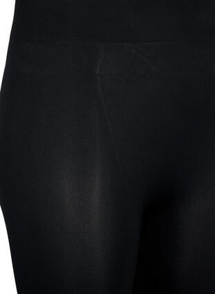 Zizzi Sømløs 3/4-leggings, Svart, Packshot image number 2