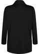 Åpen blazer med 3/4-ermer, Black, Packshot image number 1
