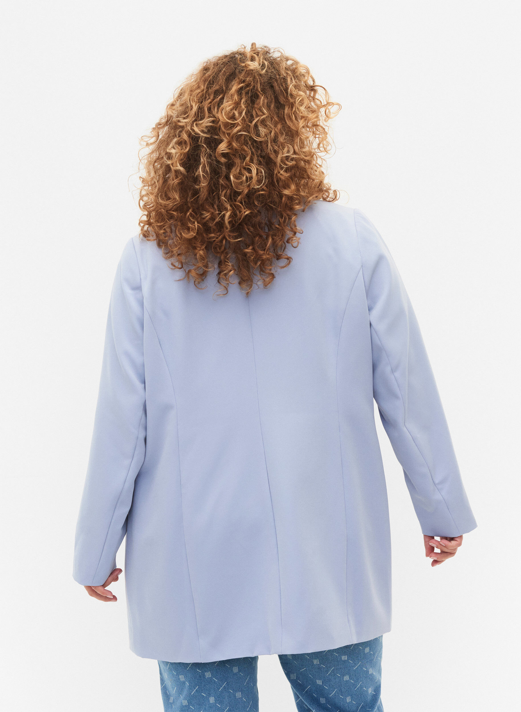 Zizzi Lett klassisk v&aring;rjakke, Eventide, Model image number 1