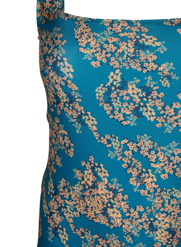 Badedrakt med blomstertrykk, Zebra Flower, Packshot image number 2