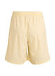 Stripete shorts med h&oslash;y midje og loose fit, Gul, Packshot image number 1