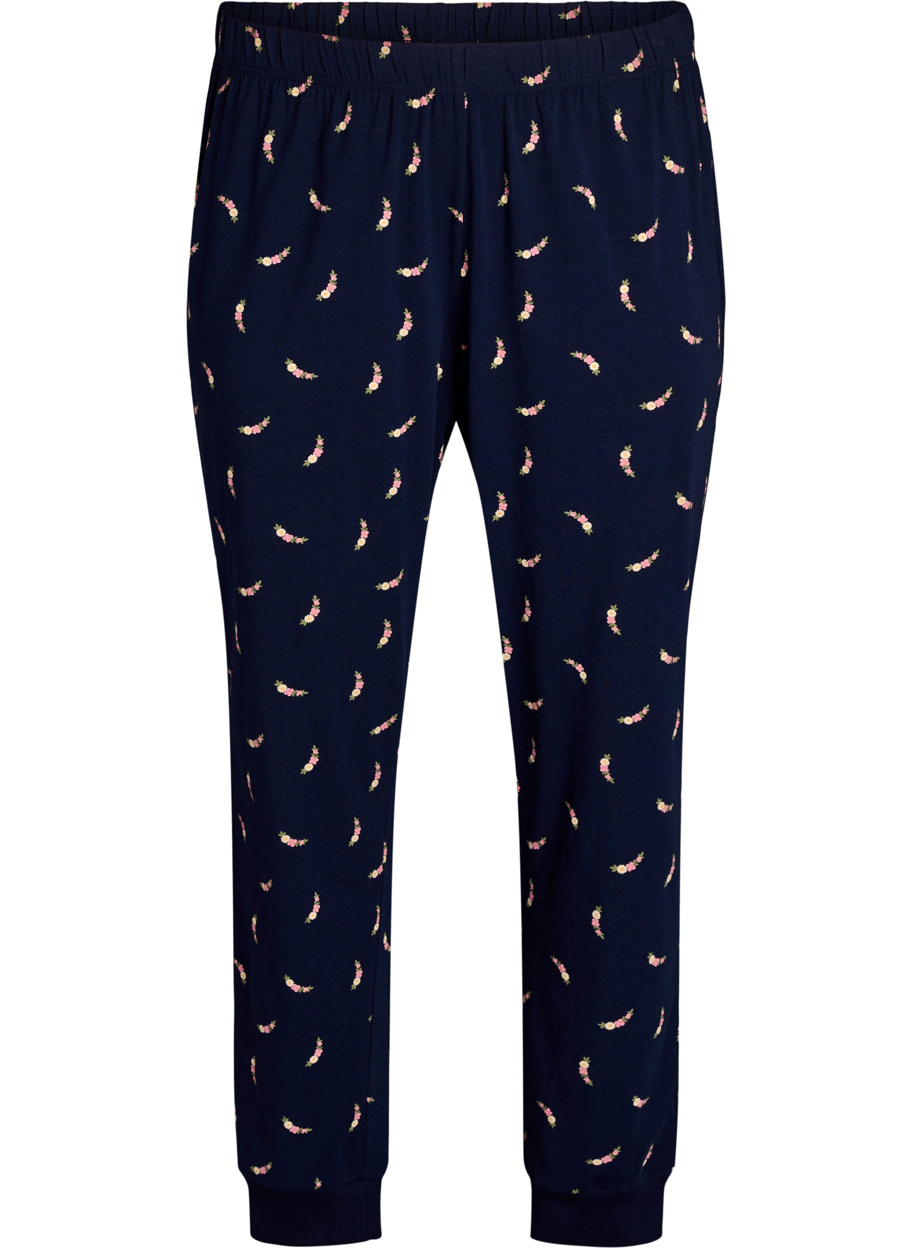 Trykte pyjamasbukser