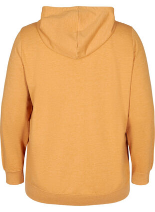 Sweatshirt med hette, Spruce Yellow Mel., Packshot image number 1