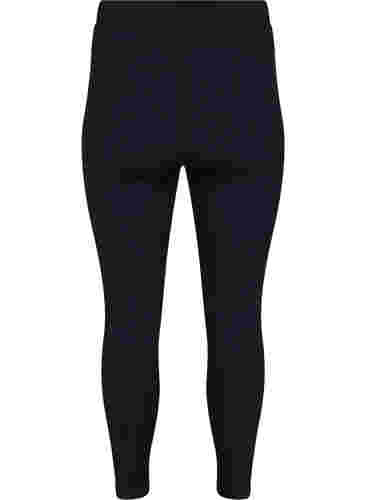 7/8-tights med lommer og justerbar knyting, Black, Packshot image number 1