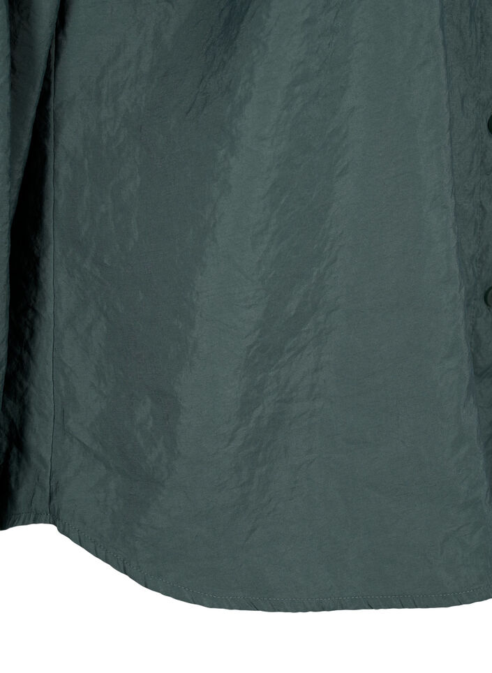 Langermet skjorte i Tencel ™ Modal, Dark Forest, Packshot image number 3