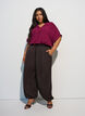 L&oslash;s bluse med korte ermer, R&oslash;d, Model image number 1
