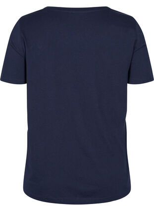 T-skjorte i bomull med trykk, Night Sky UPBEAT, Packshot image number 1