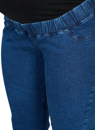Zizzi Jeggings med baklommer til gravide, Dark blue, Packshot image number 2