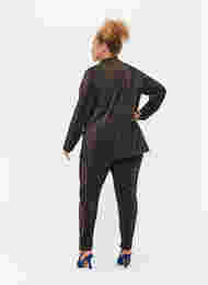 Maddison bukser med glitter, Black w. Lurex, Model