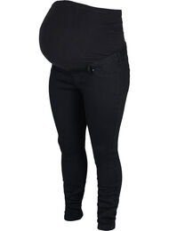 Jeggings til gravide i en bomullsmiks, Black
