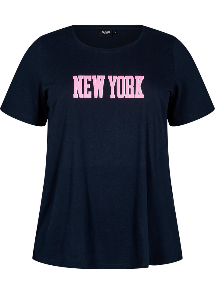 FLASH - T-skjorte med motiv, Blå, Packshot image number 0