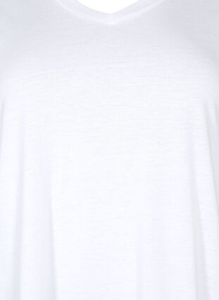 Kortermet T-skjorte med A-form, Bright White, Packshot image number 2