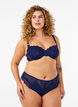 Brazilian truser med blonder og satengbånd, Ocean Cavern, Model image number 0