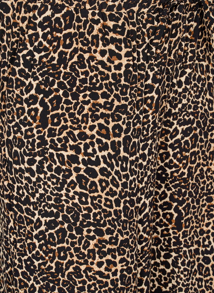 Loose fit viskosebukser med lommer, Brun, Packshot image number 2