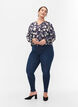 Jeggings i bomullsblanding, Dark blue denim, Model image number 0