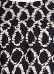 Langermet bluse med trykk og sløyfer, Svart, Packshot image number 2