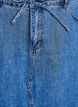 Denim maxiskjørt med knytebelte, Blue Denim, Packshot image number 2