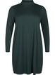 FLASH - Kjole med lange ermer og turtleneck, Grønn, Packshot image number 0