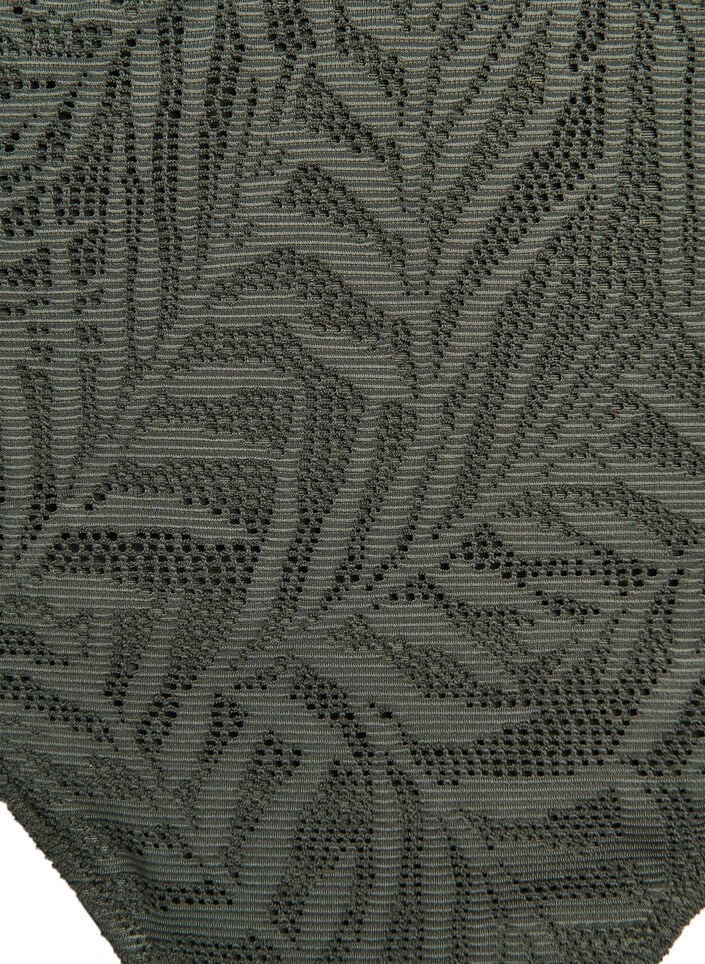 Brasiliansk bikinitruse i strukturert mesh, Gr&oslash;nn, Packshot image number 2