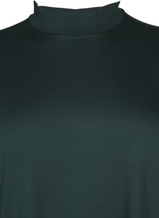 Zizzi FLASH - Kjole med lange ermer og turtleneck, Grønn, Packshot image number 2