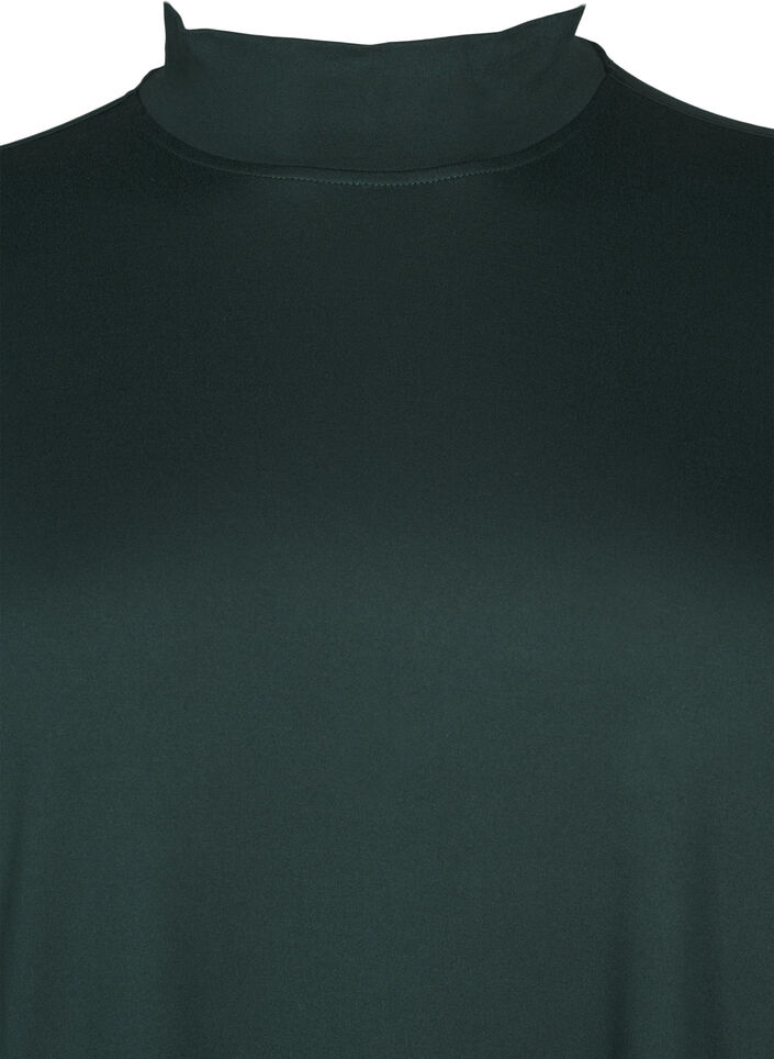 FLASH - Kjole med lange ermer og turtleneck, Grønn, Packshot image number 2