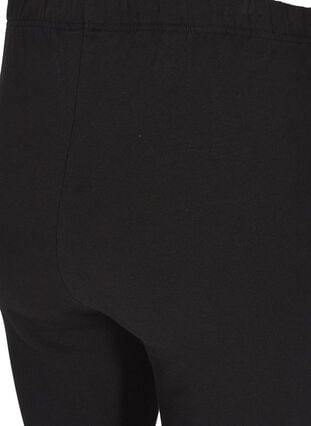 Zizzi Leggings i bomull med fôr, Svart, Packshot image number 2