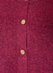 Cardigan i myk strikk med gullfargede knapper, Rosa, Packshot image number 2