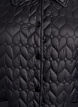 Lett polstret jakke med dekorativ quilting, Svart, Packshot image number 2