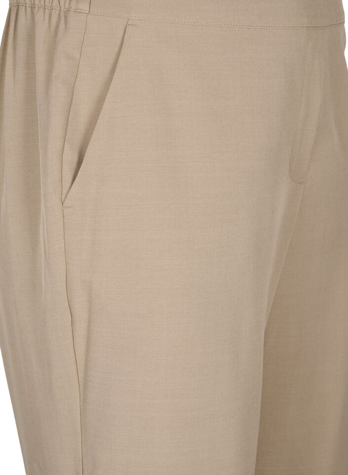 FLASH - Løse bukser med lommer, Weathered Teak Mel, Packshot image number 2