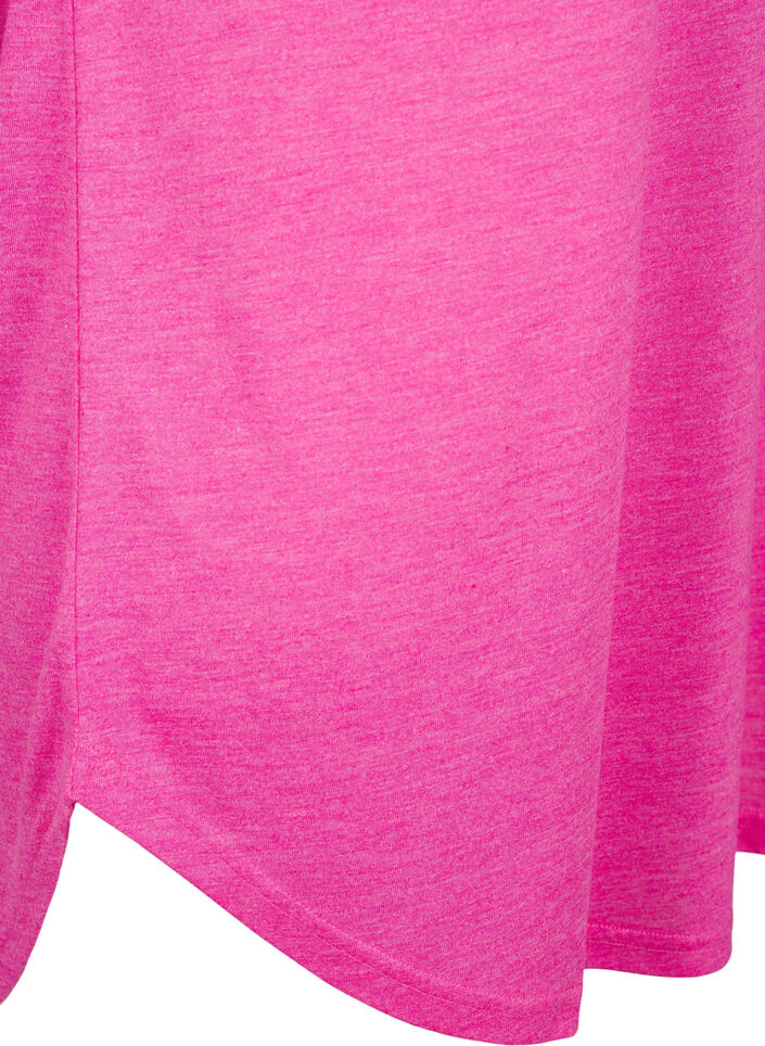 Kortermet nattkjole med teksttrykk, , Packshot image number 3