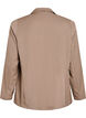 Åpen blazer med lommer, Brun, Packshot image number 1