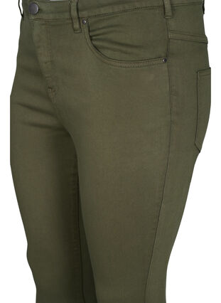 Super slim Amy jeans med høyt liv, Forest Ngt, Packshot image number 2